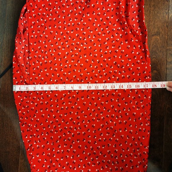 Red Strappy Dress - Picture 3 of 6